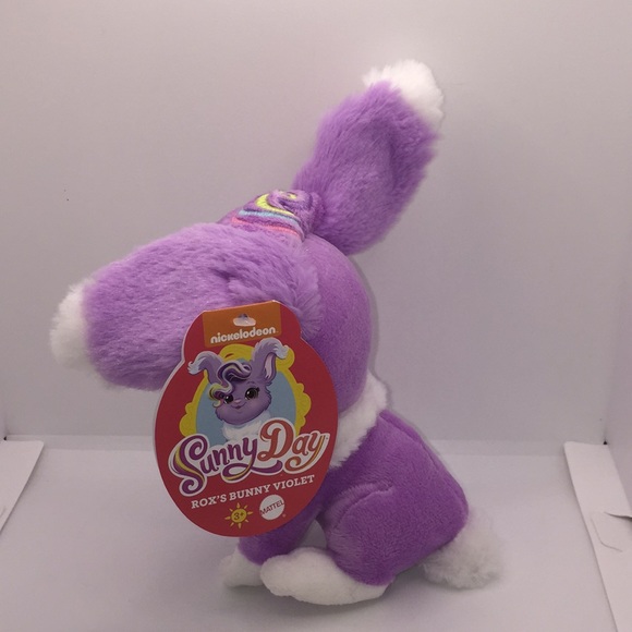 Sunny Day Rox’s Bunny Violet Plush Stuffed Rabbit Nickelodeon Fisher Price - Picture 2 of 9